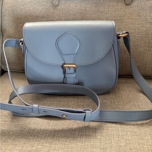 Banana Republic Slate Blue Crossbody Bag